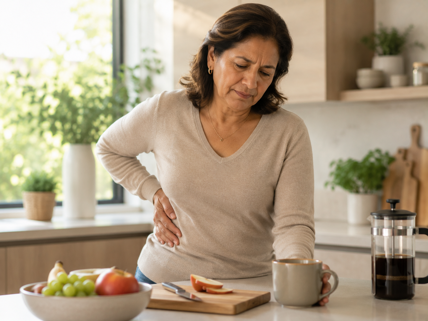 Paciente con dolor relacionado con el cáncer.