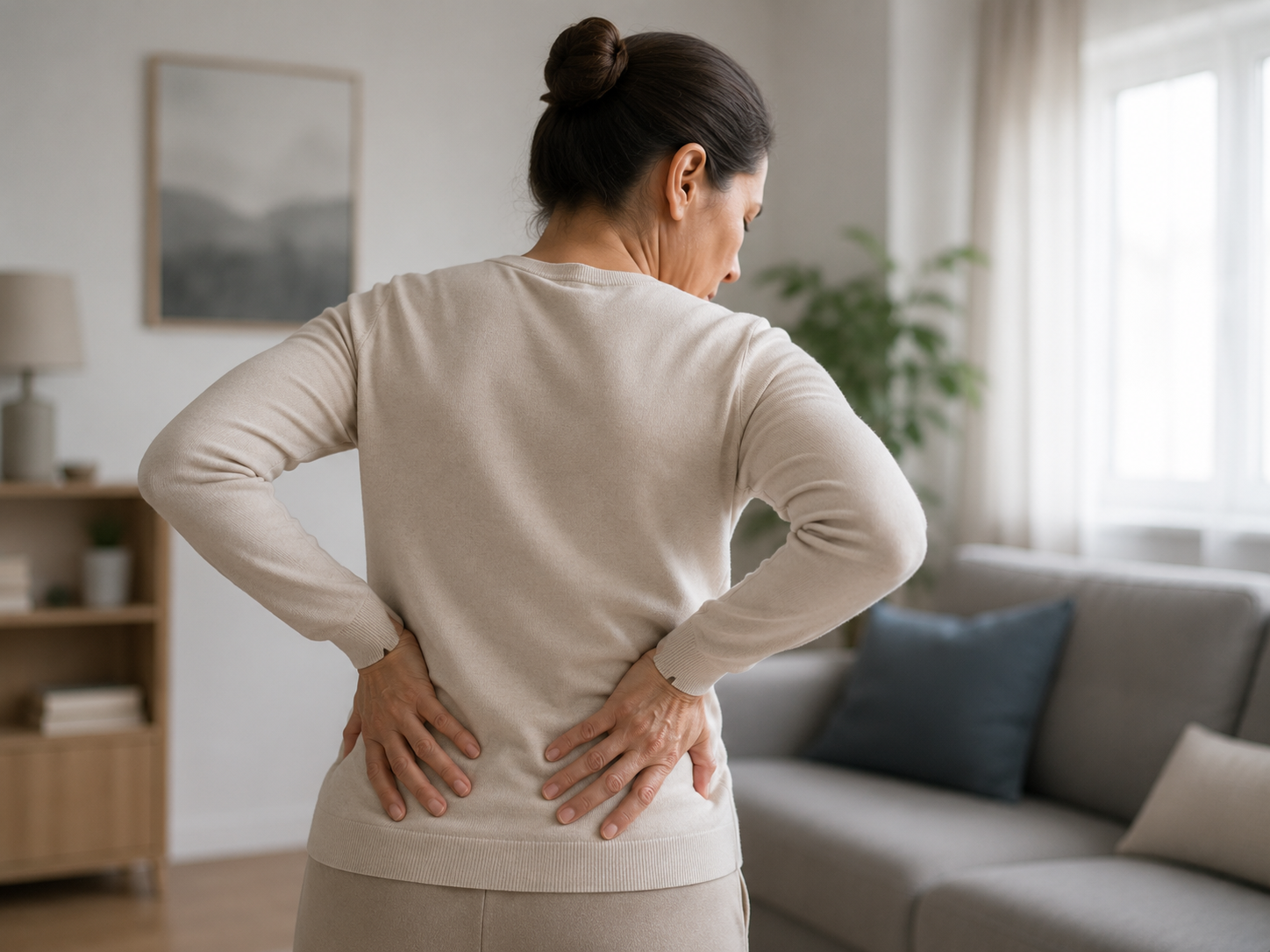 Fotografía profesional relacionada con dolor lumbar